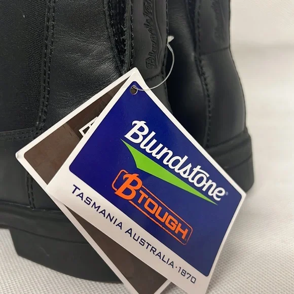 NEW NWT Blundstone 782 Executive Slip On Safety Boot LEATHER CHELSEA PULL ON - Picture 2 of 8